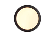 Slim Line II 7" LED Pancake Flushmount in Flat Black