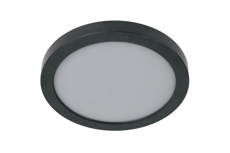 Slim Line II 7" LED Pancake Flushmount in Flat Black