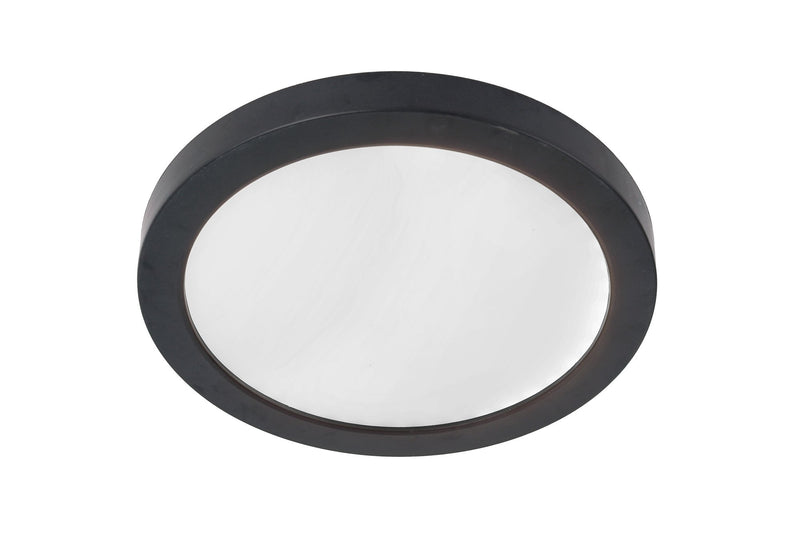 Slim Line II 7" LED Pancake Flushmount in Flat Black