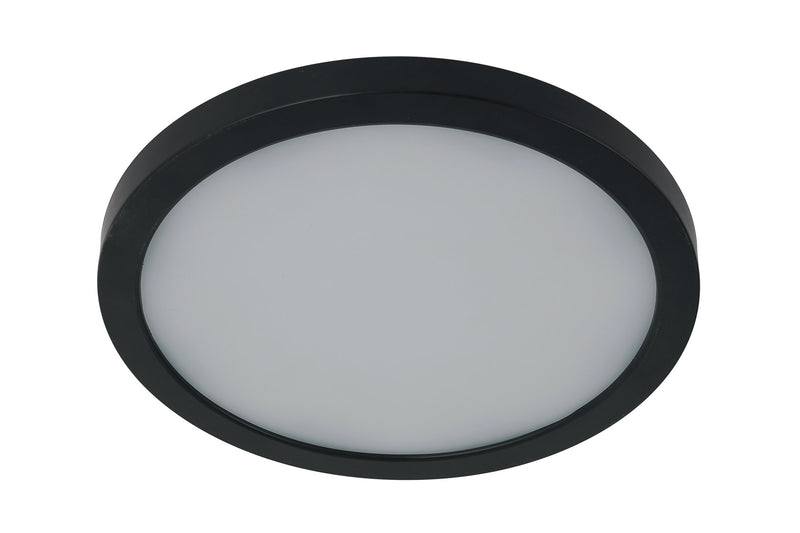 Slim Line II 9" LED Pancake Flushmount in Flat Black