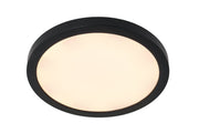 Slim Line II 9" LED Pancake Flushmount in Flat Black