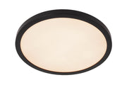 Slim Line II 12" LED Pancake Flushmount in Flat Black