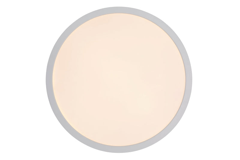 Slim Line II 12" LED Pancake Flushmount in White