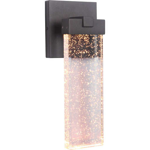 Aria 1 Light 5.5" Small LED Outdoor Wall Lantern in Textured Black