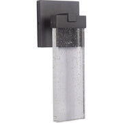 Aria 1 Light 5.5" Small LED Outdoor Wall Lantern in Textured Black