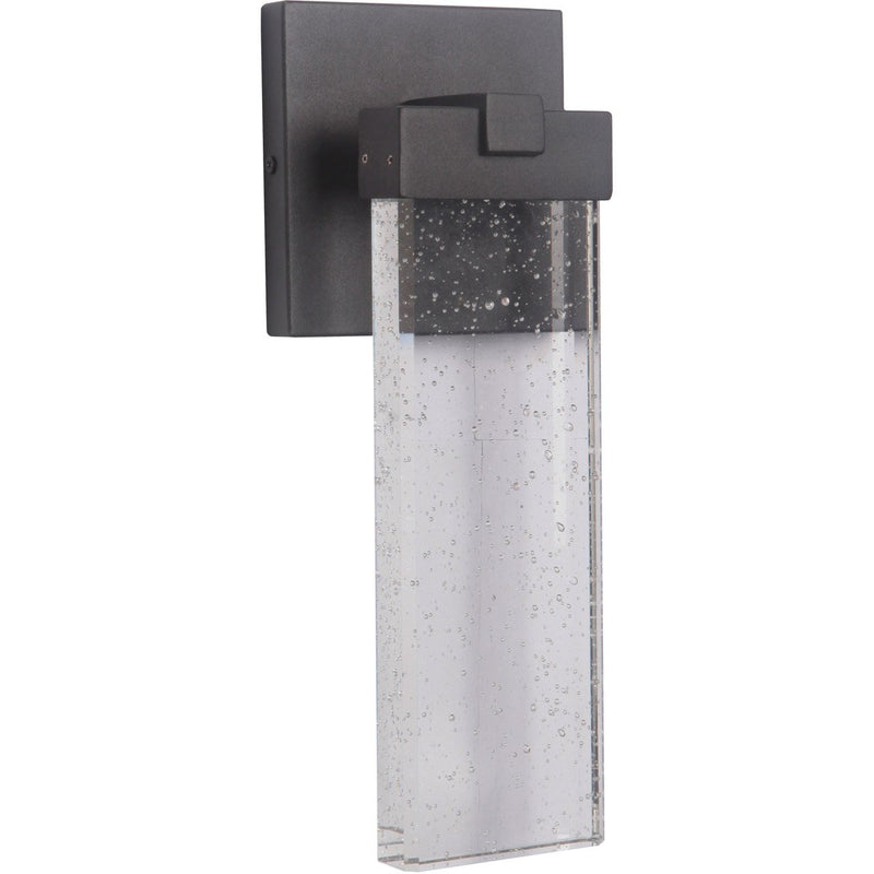 Aria 1 Light 5.5" Small LED Outdoor Wall Lantern in Textured Black