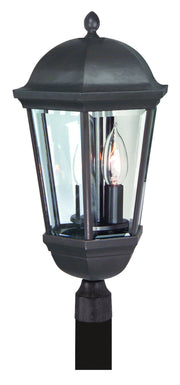 Britannia 3 Light 10" Outdoor Post Mount in Oiled Bronze (Outdoor)