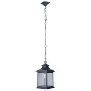 Gentry 1 Light 8.5" Medium Outdoor Pendant in Midnight