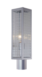 Deka 1 Light 4.85" Large Outdoor Post Mount in Chromite