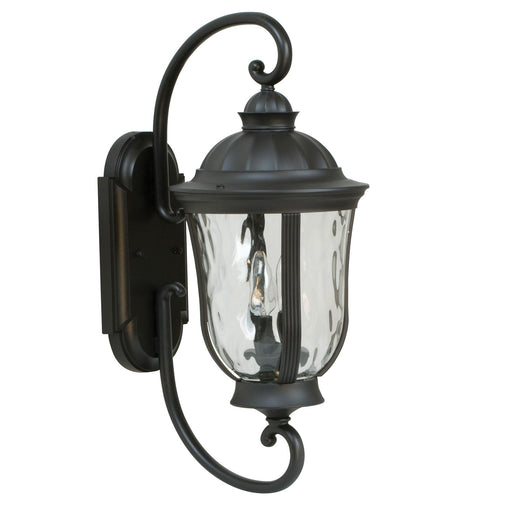 Frances 2 Light 12.88" Medium Outdoor Wall Lantern in Oiled Bronze (Outdoor)