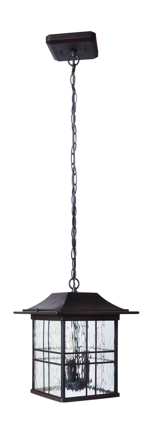 Dorset 3 Light 10.87" Outdoor Pendant in Aged Bronze Brushed