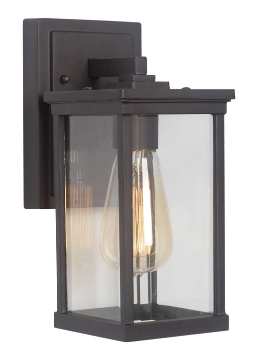 Riviera III 1 Light 6.25" Small Outdoor Wall Lantern in Oiled Bronze (Outdoor)