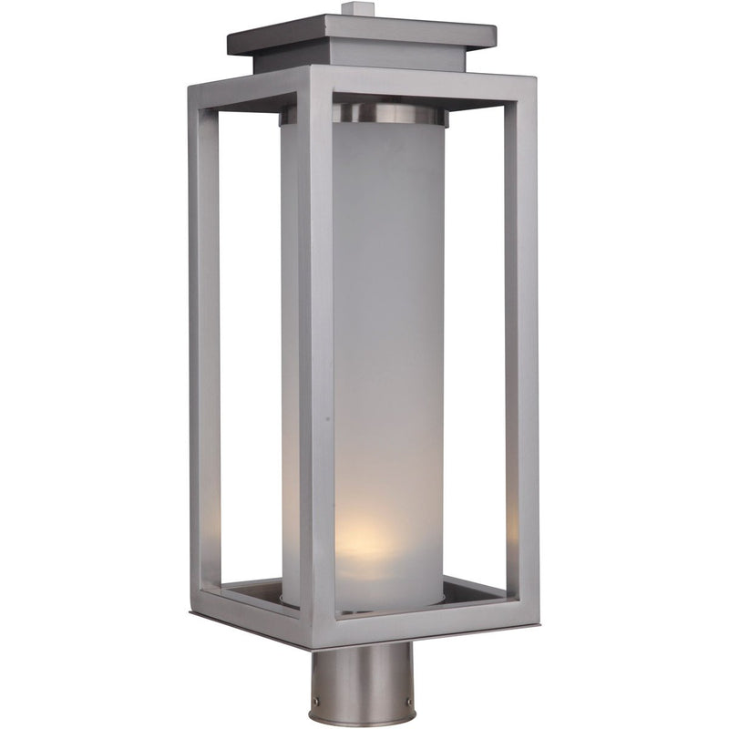 Vailridge 1 Light 9" Large LED Outdoor Post Mount in Stainless Steel