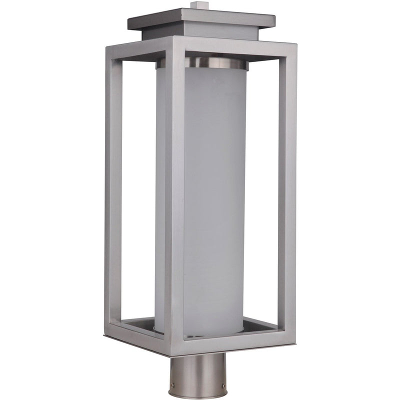 Vailridge 1 Light 9" Large LED Outdoor Post Mount in Stainless Steel