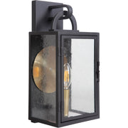 Wolford 1 Light 7" Small Outdoor Wall Mount in Textured Black