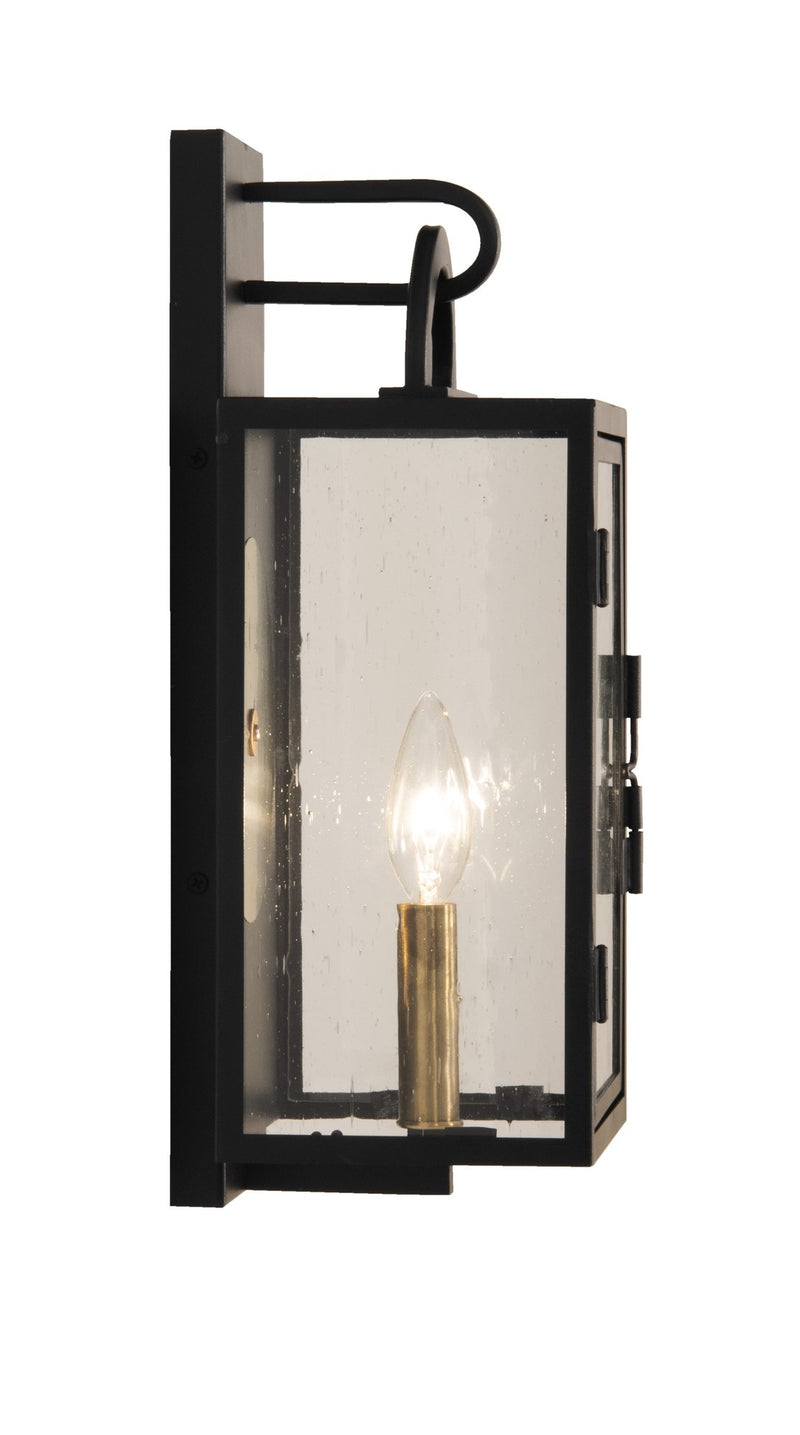 Wolford 1 Light 7" Small Outdoor Wall Mount in Textured Black