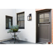 Wolford 1 Light 7" Small Outdoor Wall Mount in Textured Black