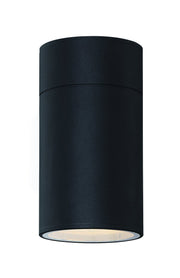 Pillar 1 Light 7" Outdoor LED Wall Lantern in Textured Black