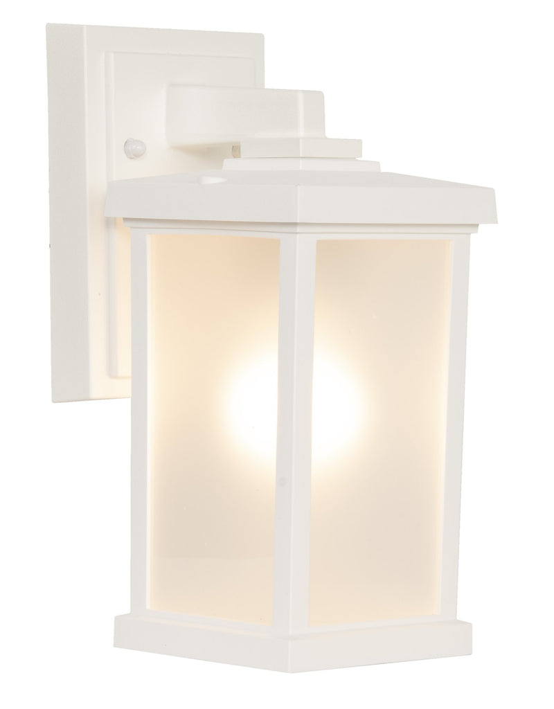 Resilience 1 Light 6.75" Small Outdoor Wall Lantern in Textured White