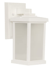 Resilience 1 Light 6.75" Small Outdoor Wall Lantern in Textured White