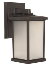 Resilience 1 Light 8.5" Medium Outdoor Wall Lantern in Bronze