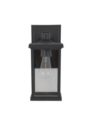 Resilience 1 Light 8.5" Medium Outdoor Wall Lantern in Textured Black