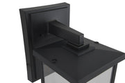 Resilience 1 Light 8.5" Medium Outdoor Wall Lantern in Textured Black