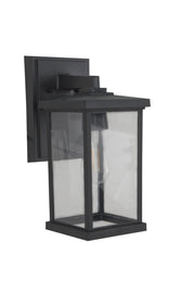 Resilience 1 Light 8.5" Medium Outdoor Wall Lantern in Textured Black