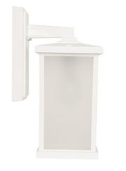 Resilience 1 Light 8.5" Medium Outdoor Wall Lantern in Textured White
