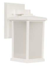 Resilience 1 Light 8.5" Medium Outdoor Wall Lantern in Textured White