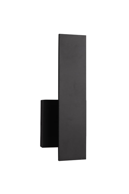 Rens 1 Light Outdoor 12" LED Wall Lantern in Midnight