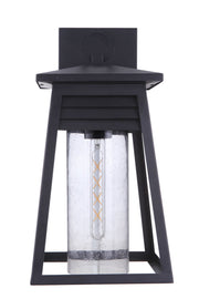 Becca 1 Light 11.13" Large Outdoor Wall Lantern in Textured Black