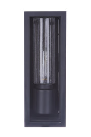 Carmel 1 Light 5" Small Outdoor Wall Lantern in Textured Black
