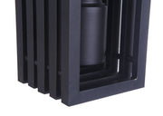 Carmel 1 Light 5" Small Outdoor Wall Lantern in Textured Black