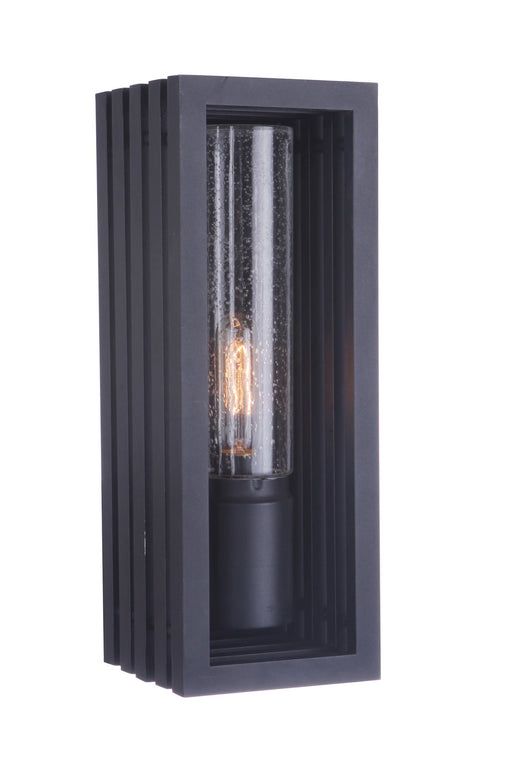Carmel 1 Light 6.5" Medium Outdoor Wall Lantern in Textured Black