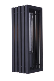 Carmel 1 Light 7" Large Outdoor Wall Lantern in Textured Black