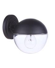 Evie 1 Light 6.5" Small Outdoor Wall Lantern in Midnight
