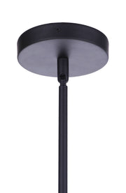 Sivo 1 Light 6.75" Outdoor Pendant in Midnight