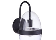 Sivo 1 Light 6.75" Medium Outdoor Wall Lantern in Midnight