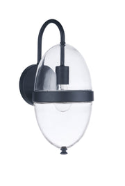Sivo 1 Light 6.75" Medium Outdoor Wall Lantern in Midnight