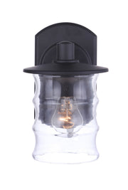 Canon 1 Light 6.13" Small Outdoor Wall Lantern in Midnight