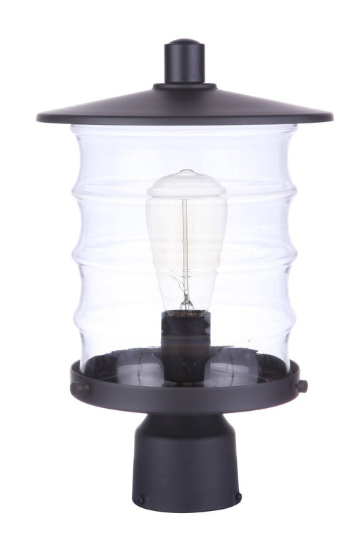 Canon 1 Light 9" Outdoor Post Mount in Midnight