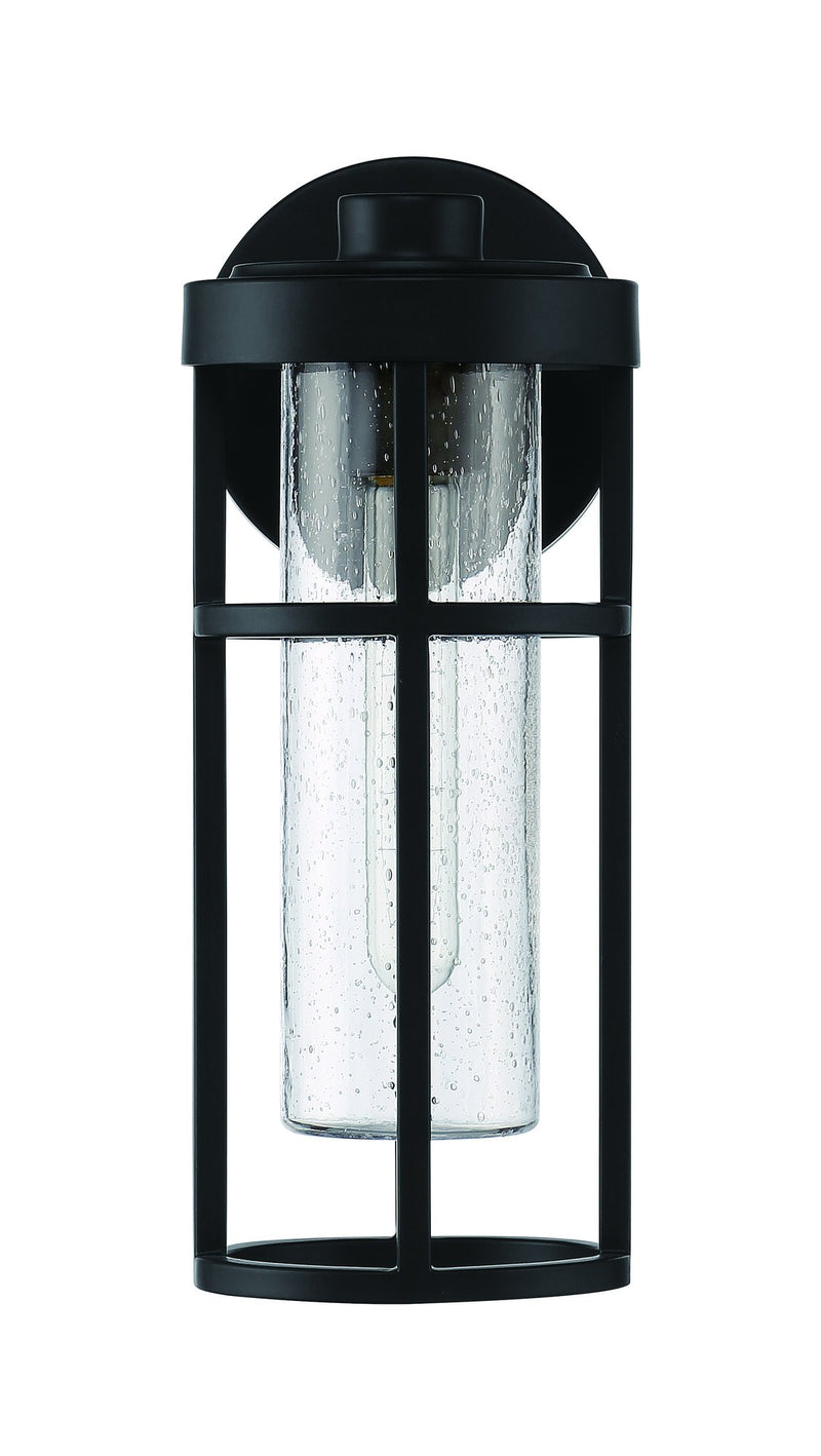 Encompass 1 Light 5.5" Small Outdoor Wall Lantern in Midnight