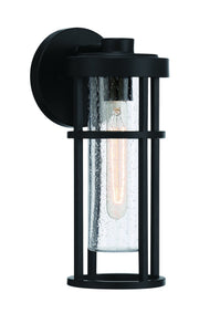 Encompass 1 Light 5.5" Small Outdoor Wall Lantern in Midnight