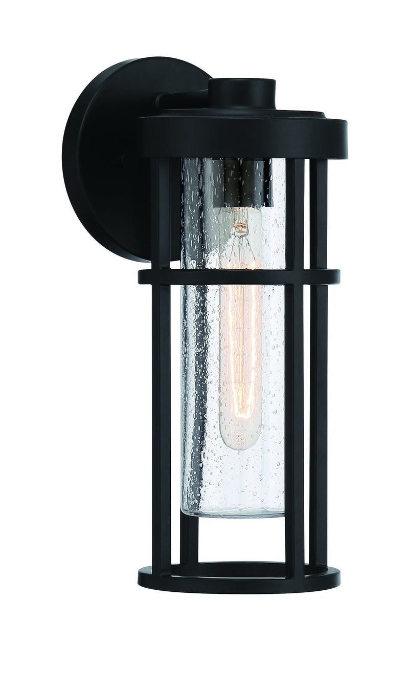 Encompass 1 Light 5.5" Small Outdoor Wall Lantern in Midnight