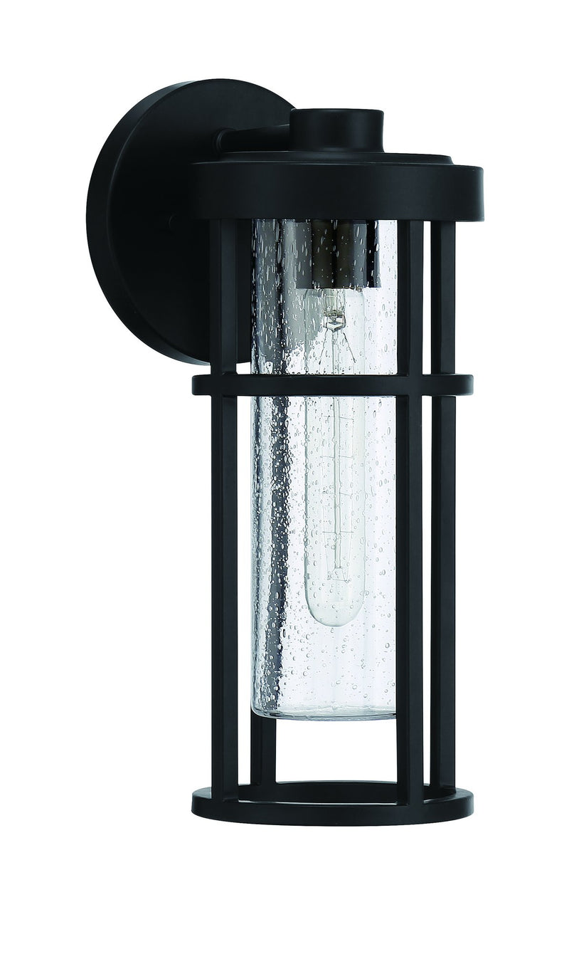 Encompass 1 Light 5.5" Small Outdoor Wall Lantern in Midnight