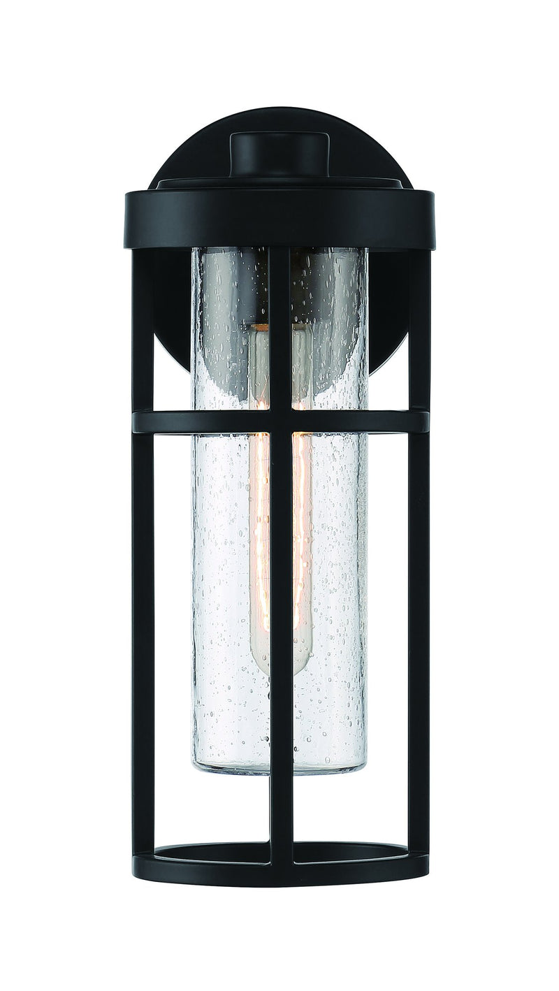 Encompass 1 Light 5.5" Small Outdoor Wall Lantern in Midnight