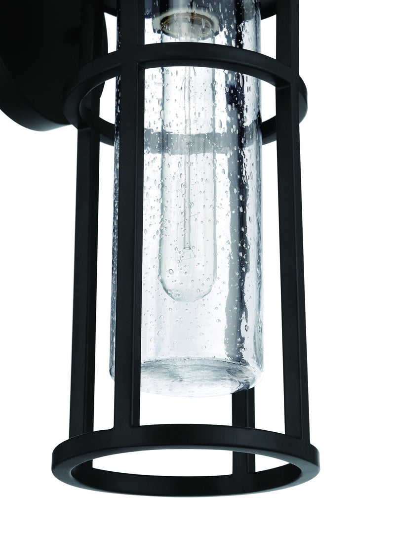 Encompass 1 Light 7" Medium Outdoor Wall Lantern in Midnight