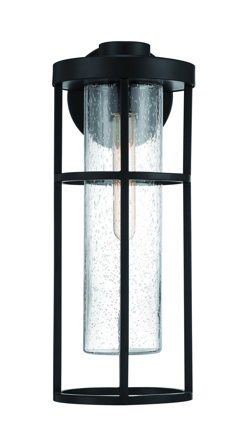 Encompass 1 Light 7" Medium Outdoor Wall Lantern in Midnight