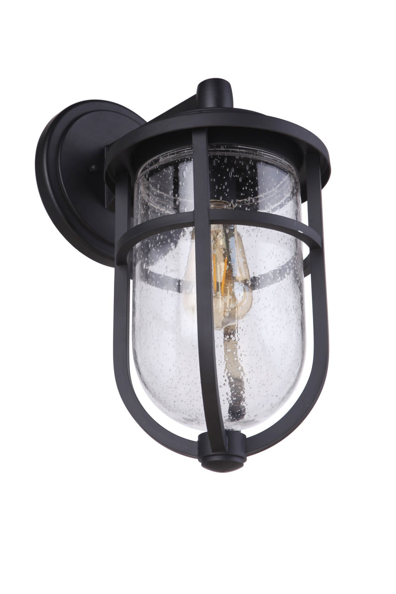 Voyage 1 Light 8" Medium Outdoor Wall Lantern in Midnight